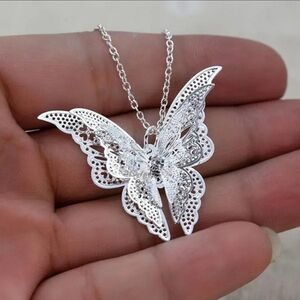 3D Butterfly necklace